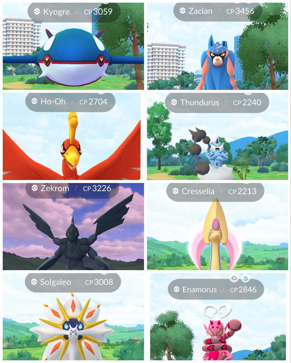 gratfikson's tweet photo. Played 3hrs and caught 4 with ultra ball out of 20 legendaries encountered #Pokemon30 #PokemonGO https://t.co/1GzsqrdpJH