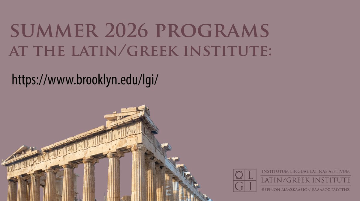 Latin/Greek Institute tweet media