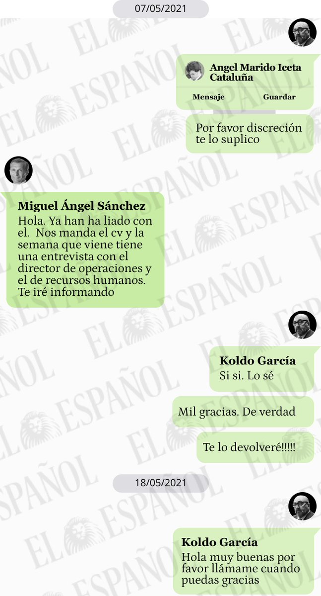 Joder. Vaya sinvergüenzas.

Koldo logró colocar como piloto a la pareja de Iceta en una aerolínea rescatada por el gobierno, Avoris, justo tras rescatarla por 320 millones. Se hizo con la colaboración de Aldama, que afirmó que  estaba siendo difícil colocarlo porque no tenía