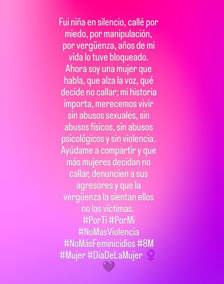 PUCHURRUMINA1's tweet photo. #PorTi #PorMi #NoMasViolencia #NoMásFeminicidios #8M #Mujer #DíaDeLaMujer ♀️ 💜 https://t.co/O3IG4p3wCL