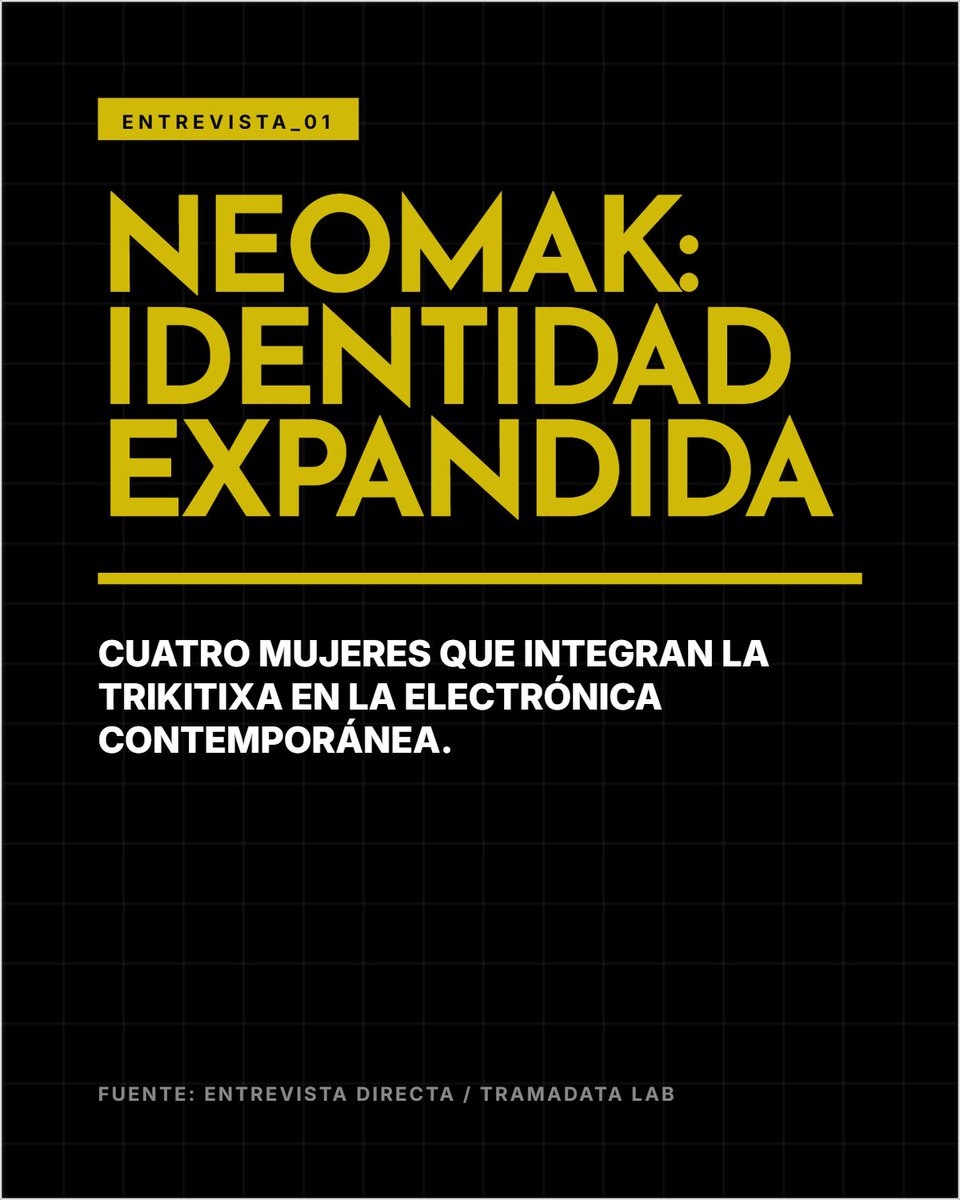 tramadata_'s tweet photo. Fuera de las playlists de éxito, hay un circuito que no para de crecer. #Neomak une la base vasca con los beats actuales para demostrar que la lealtad es más rentable que la fama efímera. 
Reportaje en castellano y en euskera.
Hilo
https://t.co/hp09i7tKYZ