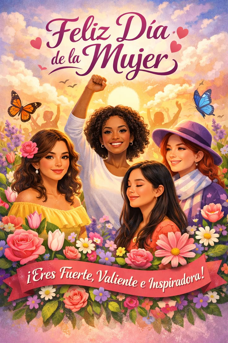 IA aclaro esto es una para que no haya problemas 
Feliz día a todas mi hermosas zorritos🌸🦋💖 es un día de lucha y amor

#InternationalWomensDay 
#8Marzo 
#DiaInternacionalDeLaMujer 
#Mujeres 
#MujeresQueInspiran