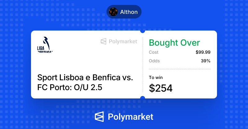 _Althon's tweet photo. When an opportunity shows up, you take it. Today it hit on @Polymarket .
Easy money 🤑 https://t.co/w1V4SVXRZ3