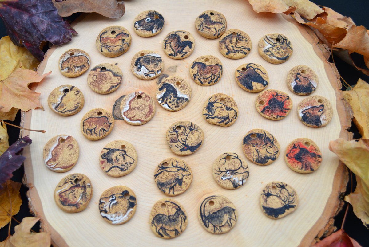 Cave art pendants are out of the kiln and looking awesome!
❤️dropping this friday 3/13 @ 1 PM CST❤️