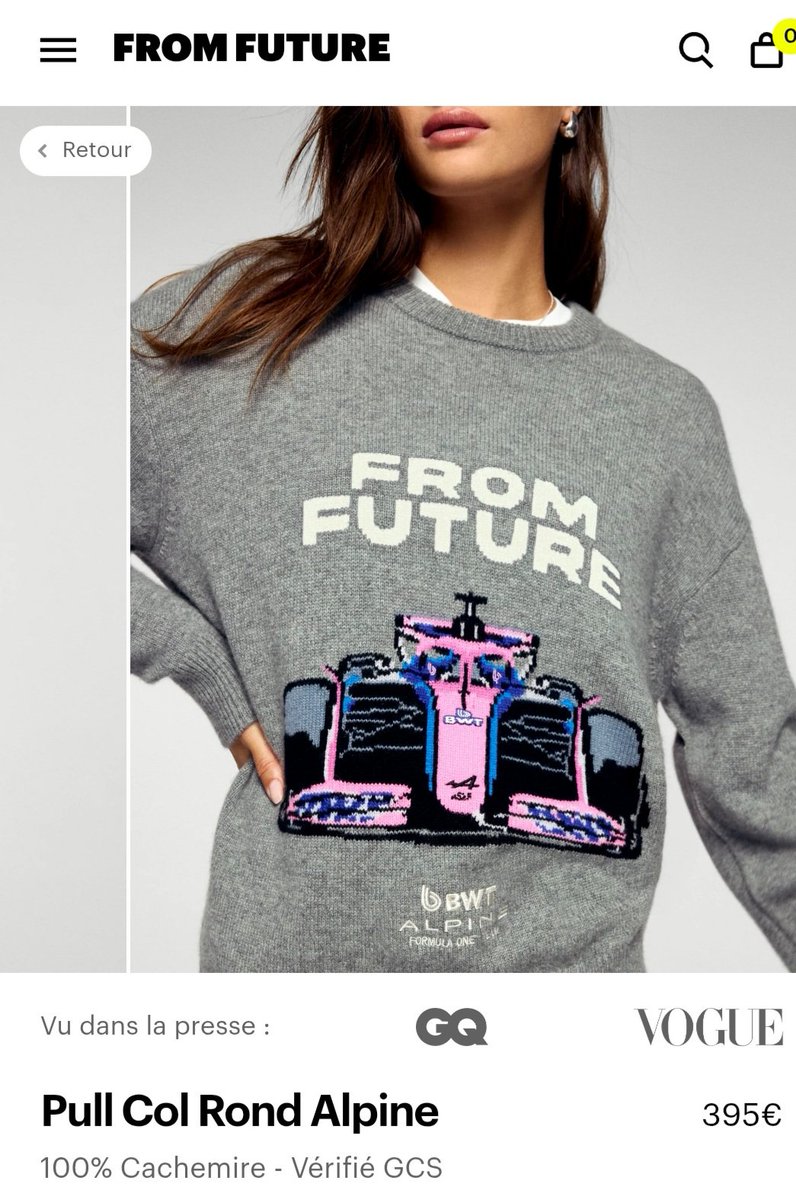 fre2bis's tweet photo. @Frontieresmedia @PttRamoneur On valide clairement le pull #FromFuture de Sandrine Rousseau, et surtout on admire la pointe de provocation pour une écologiste de s'afficher avec une marque connue pour sa collab avec Alpine dans l'univers de la F1. https://t.co/YRICuvX4Pa