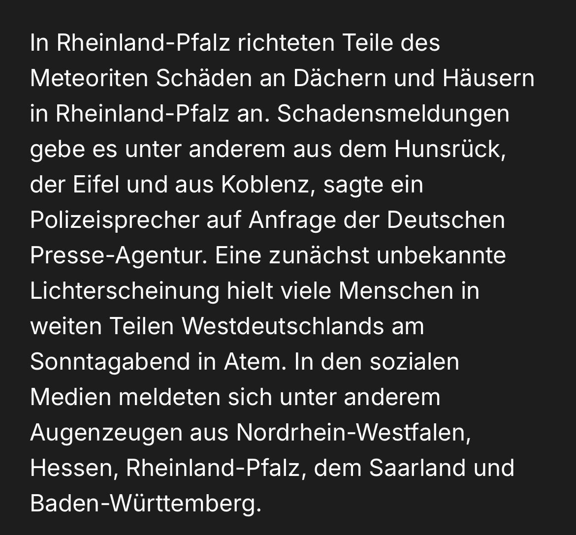 BenGens86's tweet photo. @Weltraumatelier Focus meldet Schäden an Häusern https://t.co/QSLM2mNZQv