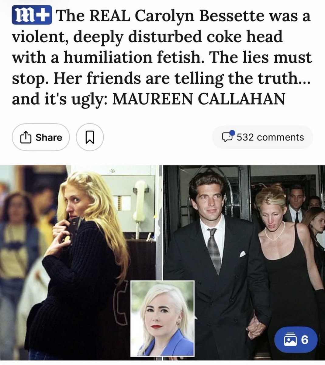 LeaveHeardAlone's tweet photo. Smear campaigns against women are so profitable these days they’re now locking in on women who died tragically. It’s 2026. People born when she died were old enough to vote in the last 2 federal elections. Leave Carolyn Bessette Kennedy alone you fucking freaks. https://t.co/vKtJqxNg1W