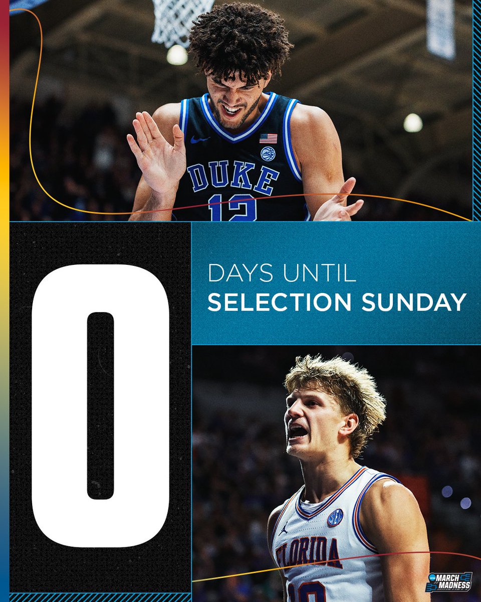 THE WAIT IS OVER.

WE GET A BRACKET TODAY 🙌 #MarchMadness