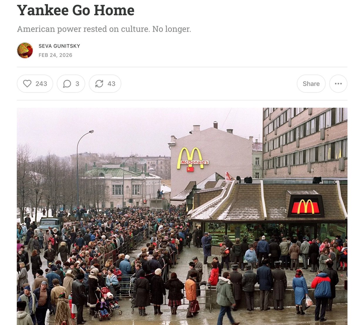 Es probable que estemos asistiendo en directo al fin de la hegemonía ...