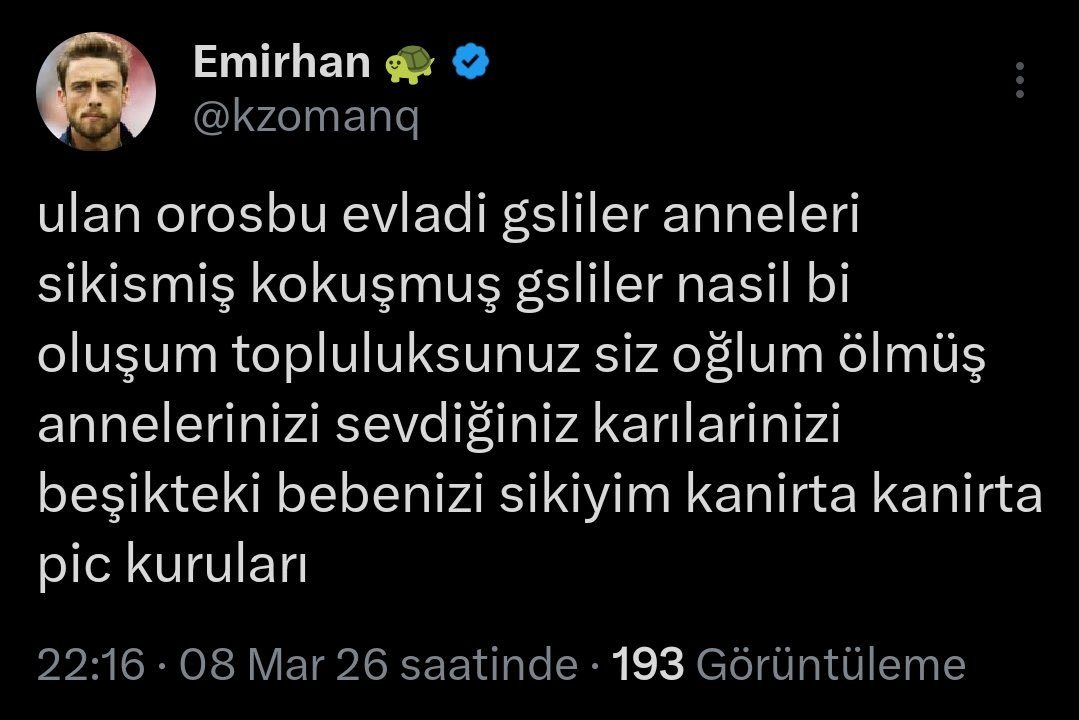 Gereğini yapın 👎😡 <a href="/GalatasaraySK/">Galatasaray SK</a> <a href="/gshukukcularder/">Galatasaraylı Hukukçular ve Girişimciler Derneği</a> <a href="/ultrAslan/">ultrAslan</a>