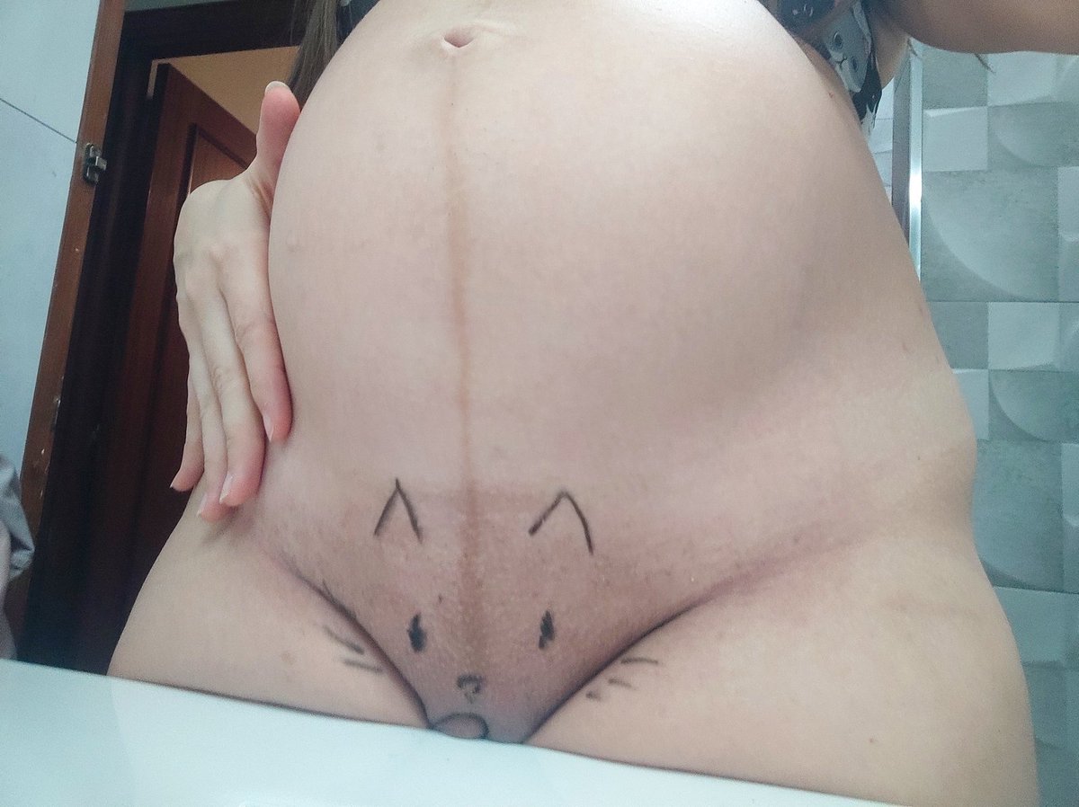 aurinespice's tweet photo. Pet the (preggo) 😻 trend :3 https://t.co/VgRahEzc2v
