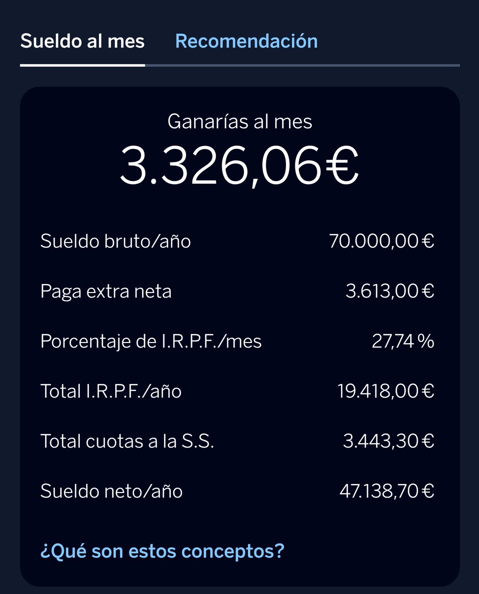 FazDeCaj's tweet photo. @yupanyti @forocoches Pero hombre, que los sueldos brutos no es dividir por 14 y ya, que hay IRPF y SS.
A no ser que "1 palo" equivalga a 666 euros. https://t.co/zopMJ1ul0C