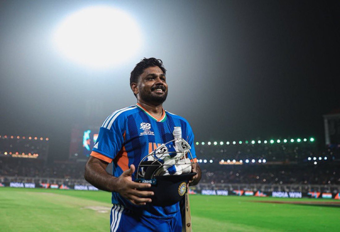 DeepakSabbineni's tweet photo. Champions ⭐️⭐️⭐️ Cheers to all the boys for fantastic performance in the #T20WorldCup it wouldn't be the same without these two #ShivamDube and #SanjuSamson 

Big shout out to both and thank you... https://t.co/nbWzAXOkXE