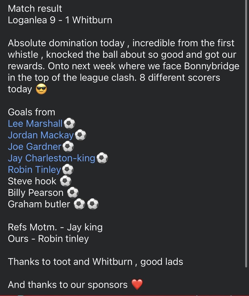 Loganlea United Afc sundays (@loganleaunited) on Twitter photo 