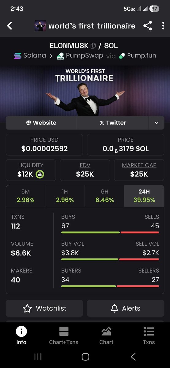 This play is so obvious. Once SpaceX IPO is completed and he becomes the first trillionaire, media coverage would be global