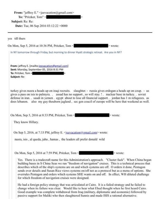 NEW EPSTEIN FILES REVEAL THAT JEFFREY EPSTEIN SAID HE WAS HELPING ISIS THROUGH US-ISRAELI PROXIES.