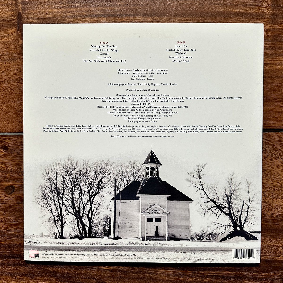 JeffVColley's tweet photo. #NowSpinning The Jayhawks | “Hollywood Town Hall” | American Recordings | 1992 | Time hasn’t dulled this one bit. #Vinyl #VinylCollection #VinylCommunity https://t.co/H8LfO48fzR