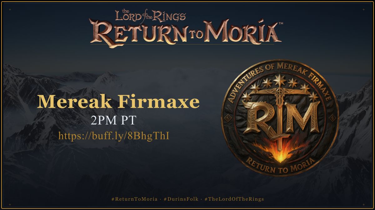 The Lord of the Rings: Return to Moria tweet media