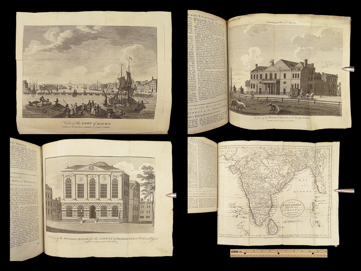 SchilbRareBooks's tweet image. This 1782 issue of "Westminster Magazine" provides an illustrated view of the American Revolution and early colonial history! Interested? ow.ly/SqWx50YppNJ
Want more? ow.ly/UXVb50YppNK

#Westminster #Magazine #Americana #India #RareBooks #SchilbAntiquarian #Books