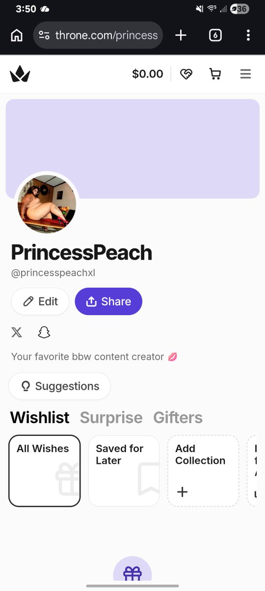 PrincessPeachXL's tweet photo. Birthday is next week. Wanna help me have a good time? https://t.co/IhDSTiLcWq