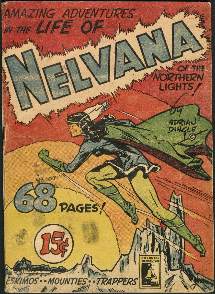 BrianWPrescott's tweet image. #Nelvana of the Northern Lights by Adrian Dingle ❄️