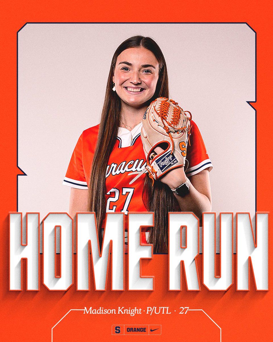 CuseSB's tweet photo. See ya later, ball!👋

2️⃣7️⃣ Madison Knight⭐️

6th of the season | 20th in her career

#cusesb https://t.co/2aLKPBw1bC