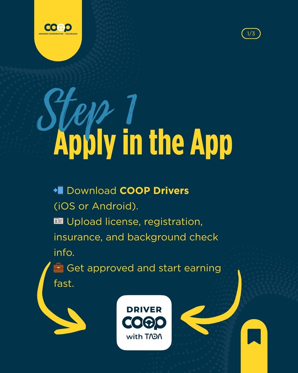 driverscoopco's tweet image. Drive more. Keep more. Own it all. 🚗
Join Colorado’s driver-owned rideshare and start earning fair pay today.
Download the COOP Driver App → coloradodrivers.coop/drive/signup
#DriveLocal #FairPay #ColoradoDrivers #CooperativeBusiness