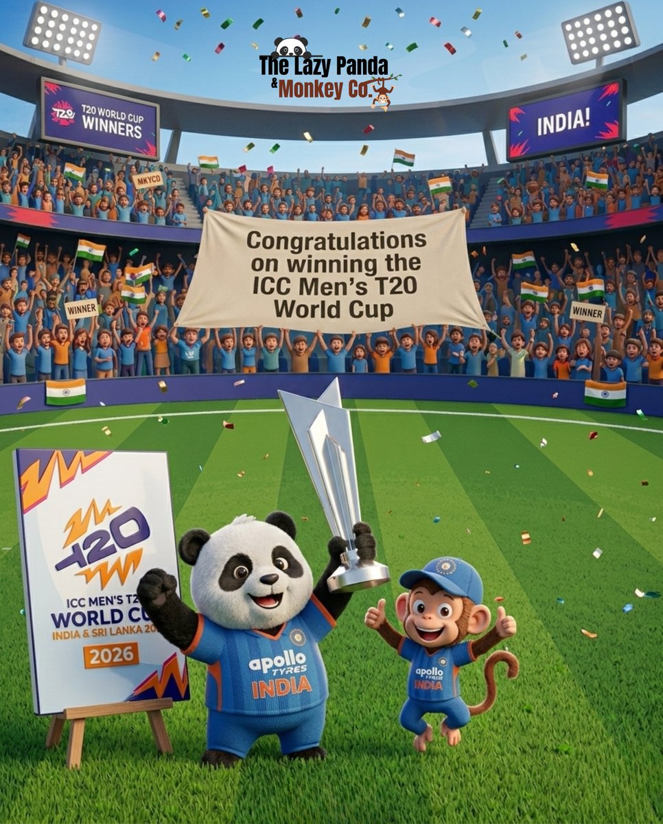 TLPMtweets's tweet photo. History Defeated 🧨 History Created 🧿

Congratulating @teamindia on wining the 3rd World Cup ❤️🙌

[ World Cup, India, New Zealand, Cricket, Team India, Suryakumar Yadav, Virat Kohli, Rohit Sharma, MS Dhoni]

#TeamIndia  #Cricket #IndiaVsNewZealand  #WorldCup2026 https://t.co/6igVMk0EJB