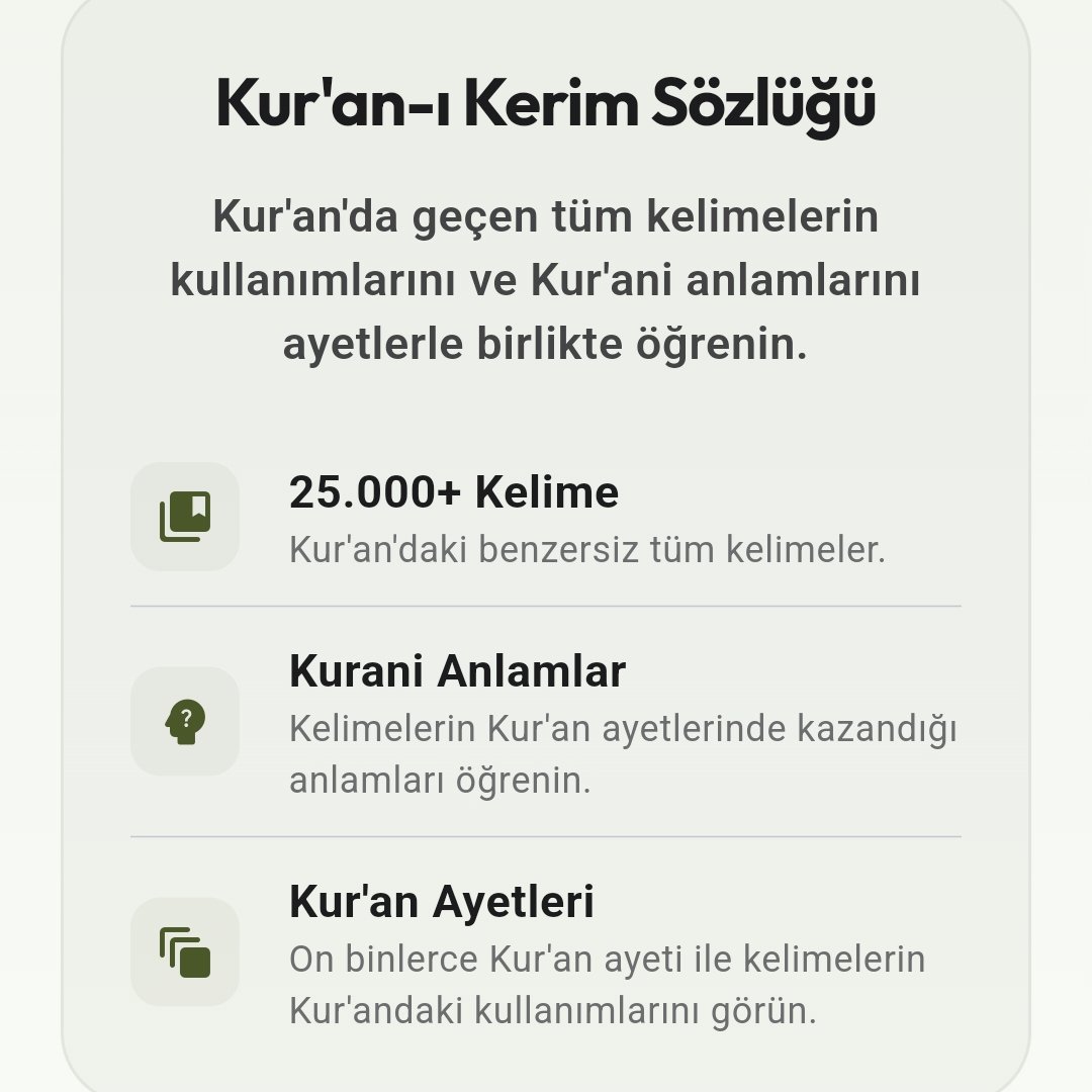 ebubekr53's tweet photo. Yeni Kavaid arapça kuran sözlüğü

Kuranda geçen tüm kelimelerin kullanımlarını ve kur'ani anlamlarını ayetlerle birlikte öğrenin

Yeni güncellemeyle birlikte Kavaid'e artık Kur'anı Kerim sözlüğü geliyor https://t.co/9xvSqDzkZP
