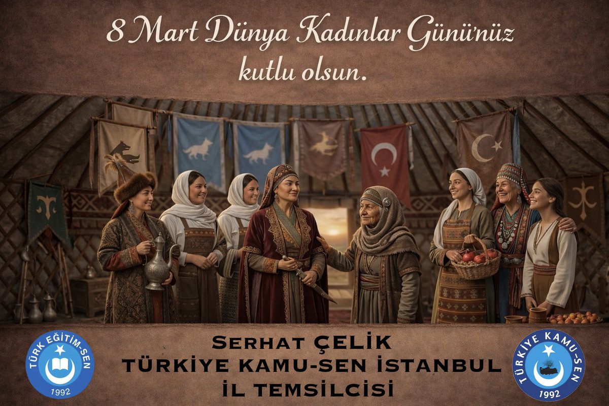 Serhatcccelik's tweet photo. “Gök Tanrı, Türk milleti yok olmasın diye babam İlteriş Kağan ile annem İl Bilge Hatun'u tahta çıkarmış.”

Orhun Kitabeleri’nde geçen bu pasaj Türk milletinin anne olan, yuvayı kuran eş olan, canciğer kardeş olan, yeri geldiğinde cephede vuruşan, yeri geldiğinde cepheyi tahkim eden kutlu Türk kadınına verdiği değerin bir emaresidir. 

Şehit ve gazi annelerimiz başta olmak üzere bütün hanımefendilerin Kadınlar Günü’nü saygı ve şükran ile kutluyorum.