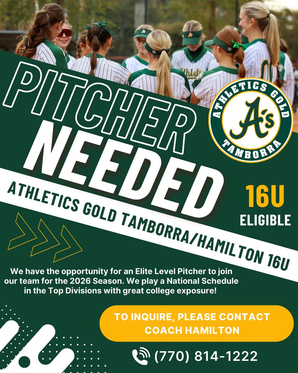 Athletics Gold Tamborra ‘09 tweet media