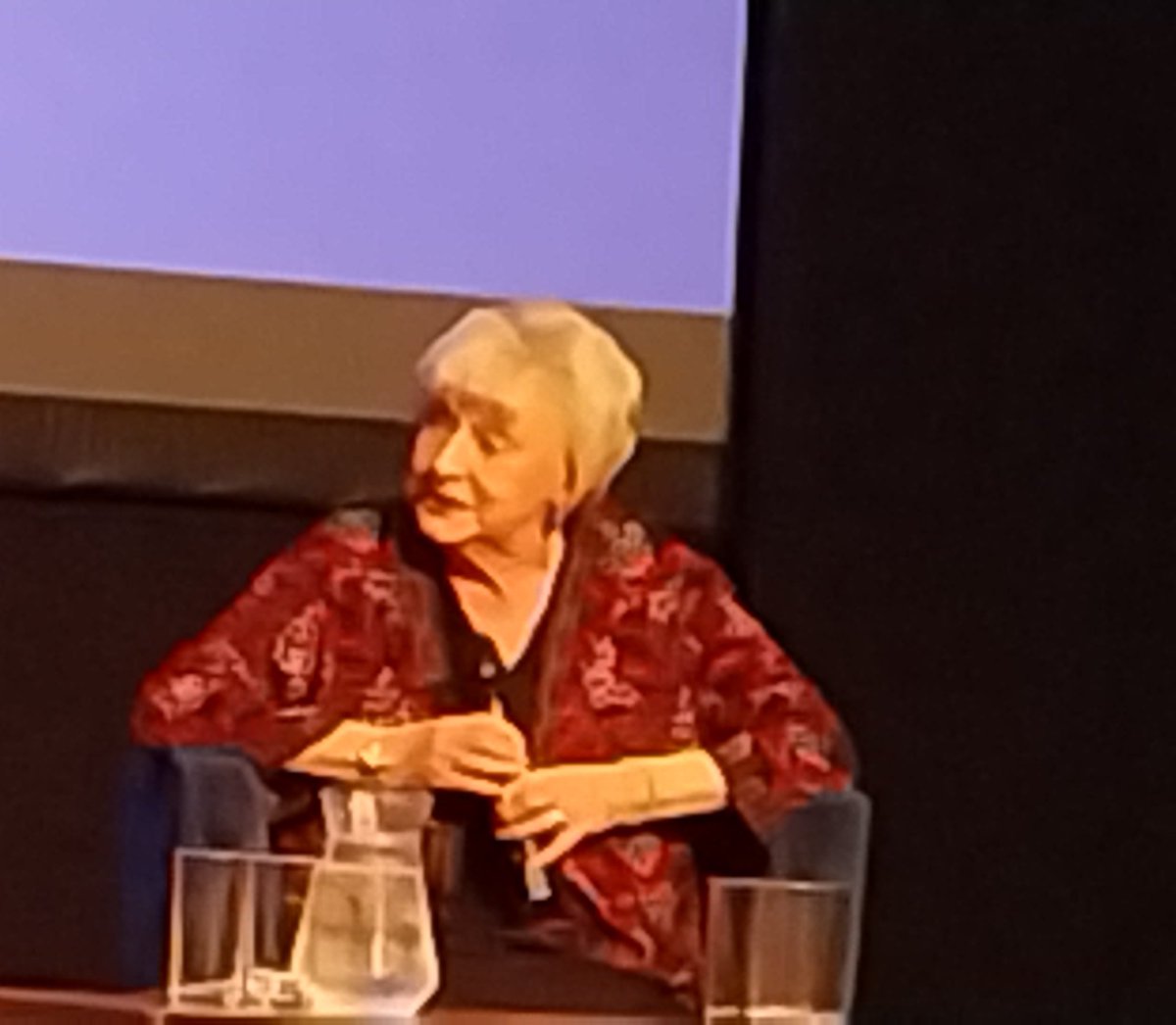 Andy38668944's tweet photo. On #InternationalWomensDay it was a pleasure to listen to the straight talking, no nonsense #Northernworkingclass woman who is #AnnMing at Middlesbrough Theatre this afternoon. #inspirational #fortheloveofJulie https://t.co/y3BhMJbTWi