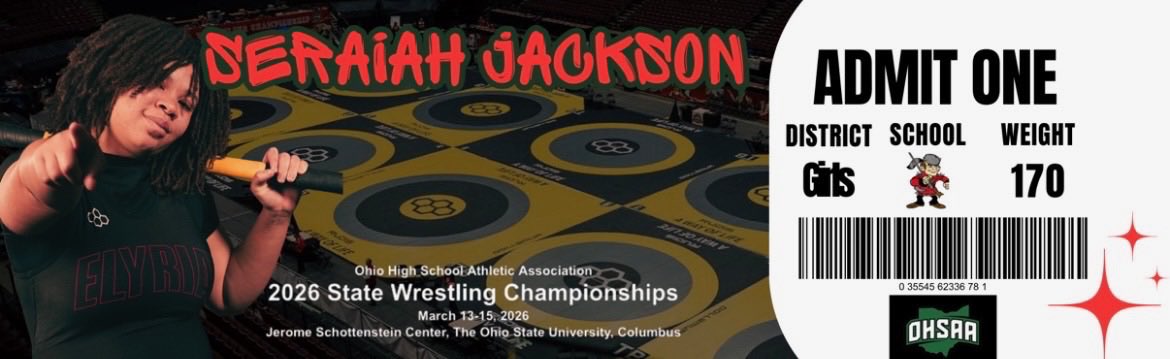 Mentor Girls District Uodate: 170 lbs Seraiah Jackson wins her condo semifinal match to qualify for next weeks state tournament.