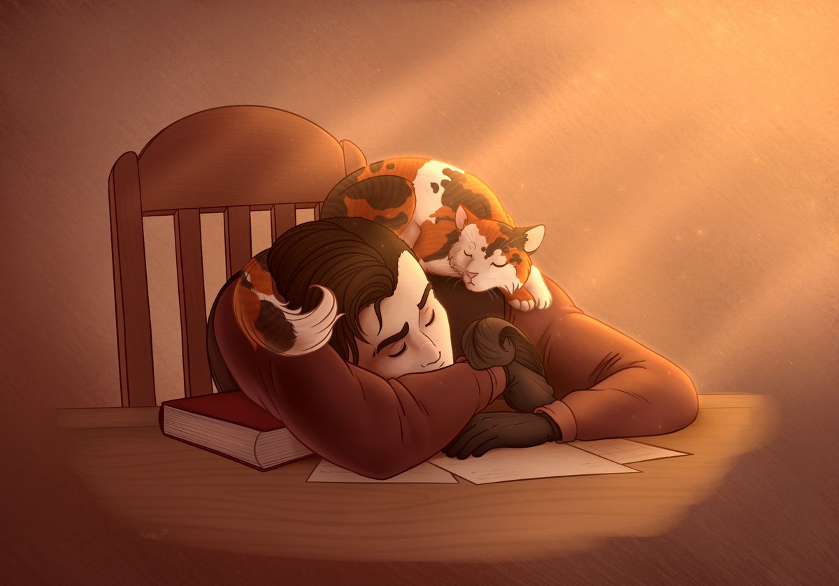 Two kitties napping

-
#SixOfCrows #KazBrekker