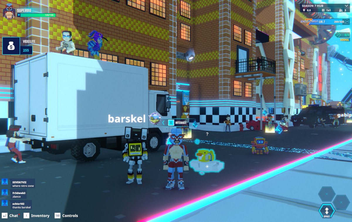 Found a LAND owner in The Sandbox Season 7 Hub—selfie secured. <a href="/TheSandboxGame/">The Sandbox</a> tsbga.me/TheSandbox #Season7