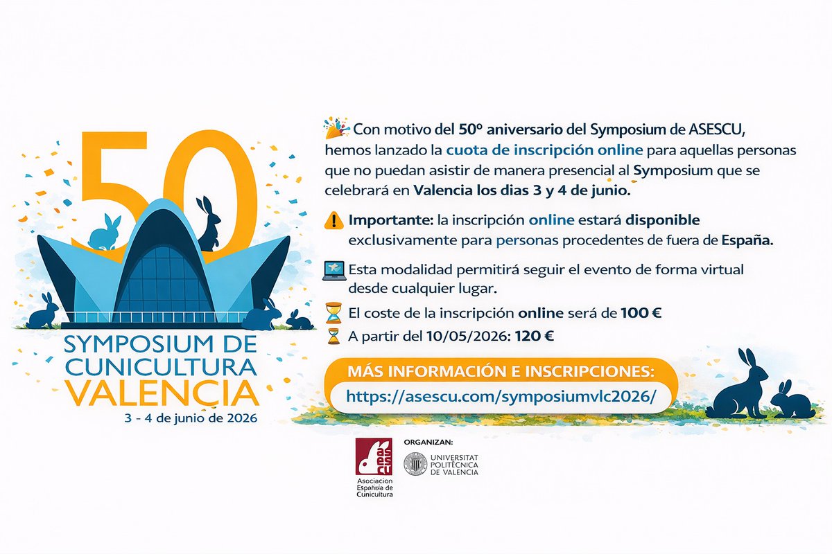 Asociación Española de Cunicultura tweet media