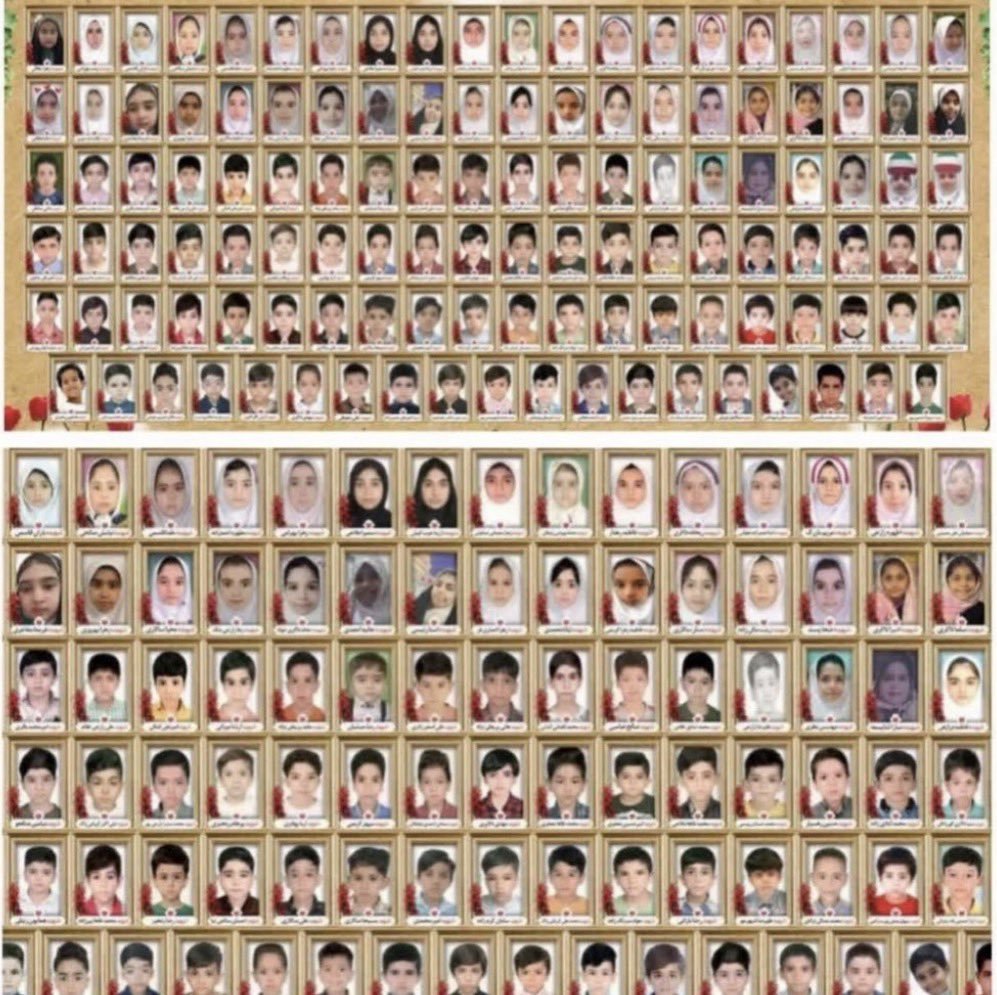 As meninas iranianas mortas por Trump e Israel

Elas tinham nomes. Elas tinham rostos. Elas tinham família.

Quem não tinha nada disso eram os tais """bebês decapitados pelo Hamas""" que a propaganda israelense inventou e os bestas acreditaram.