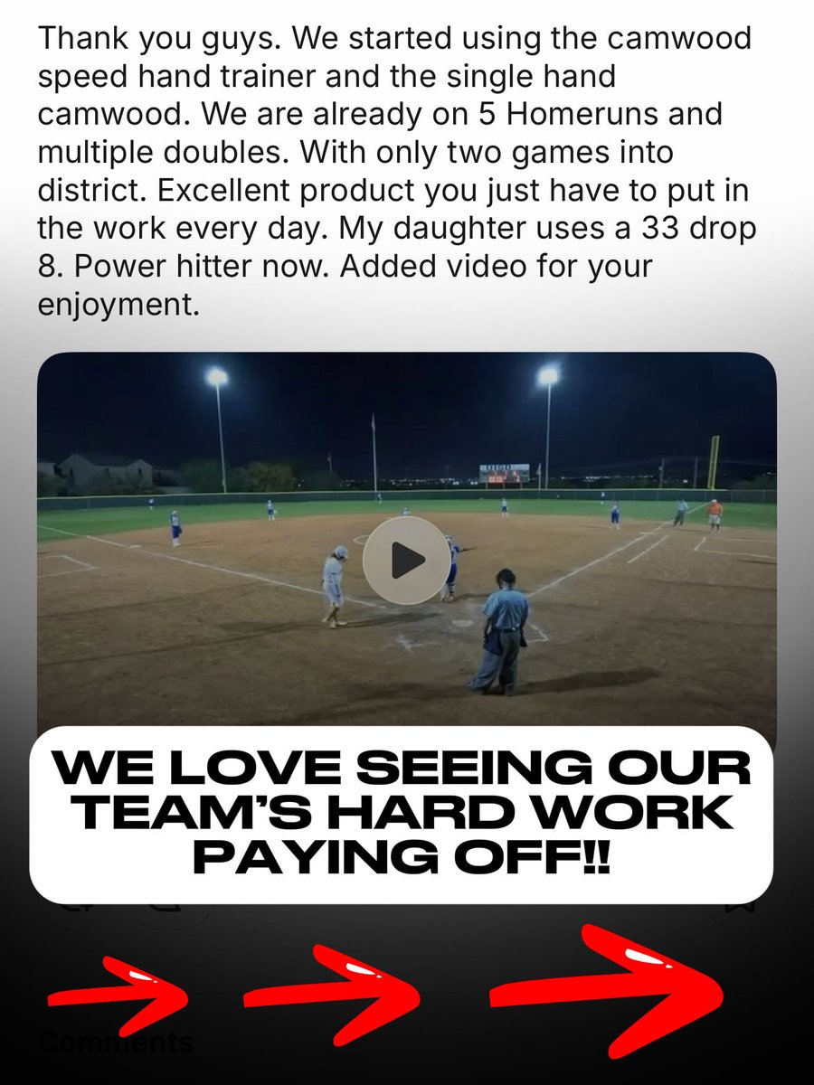 CamWoodBats's tweet photo. We love seeing our team’s hard work paying off!! 💪💥
Great effort with the right tools always yields great results!! 🙌✅👊
#baseball #softball #camfam https://t.co/ktdIeSOjI0