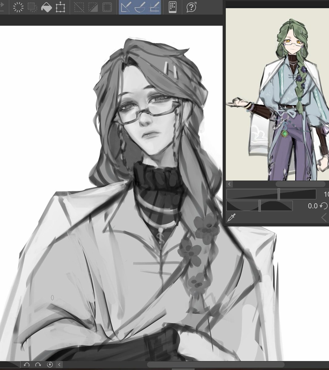 he locked in
#Baizhu #GenshinImpact