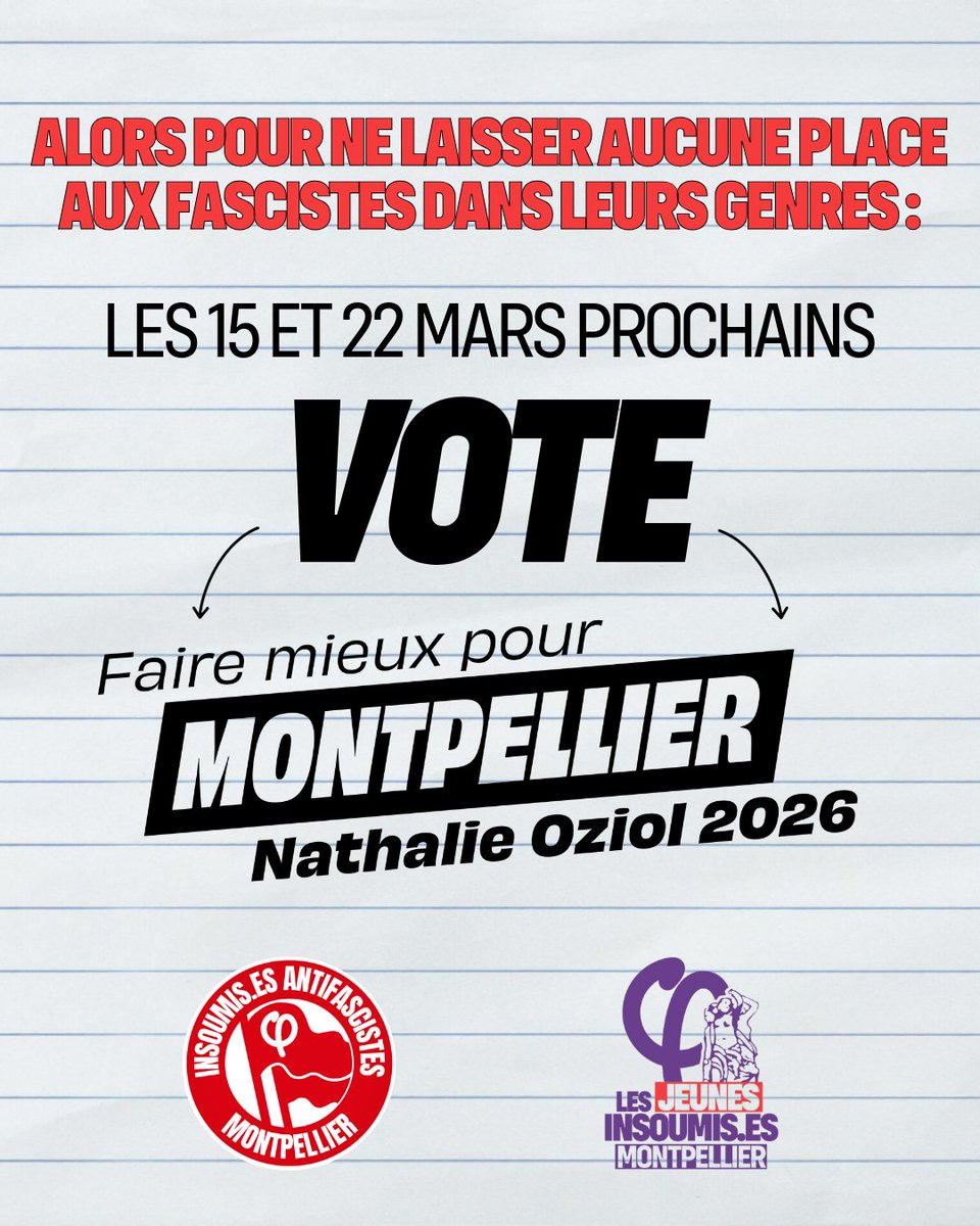 Jeunes Insoumis·es Montpellier tweet media