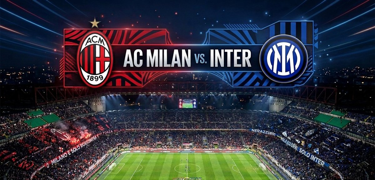 NinetyPlus99's tweet photo. THE ULTIMATE SHOWDOWN! 🔴🆚🔵

1st vs 2nd. 10 points apart.. Either Milan cuts the gap or Inter slams the door on the title tonight!. Who owns the city in 2026? 👇

#ACMilan #Inter #SerieA #MilanDerby #Scudetto #Italy #Football https://t.co/a1VG6XxQh9