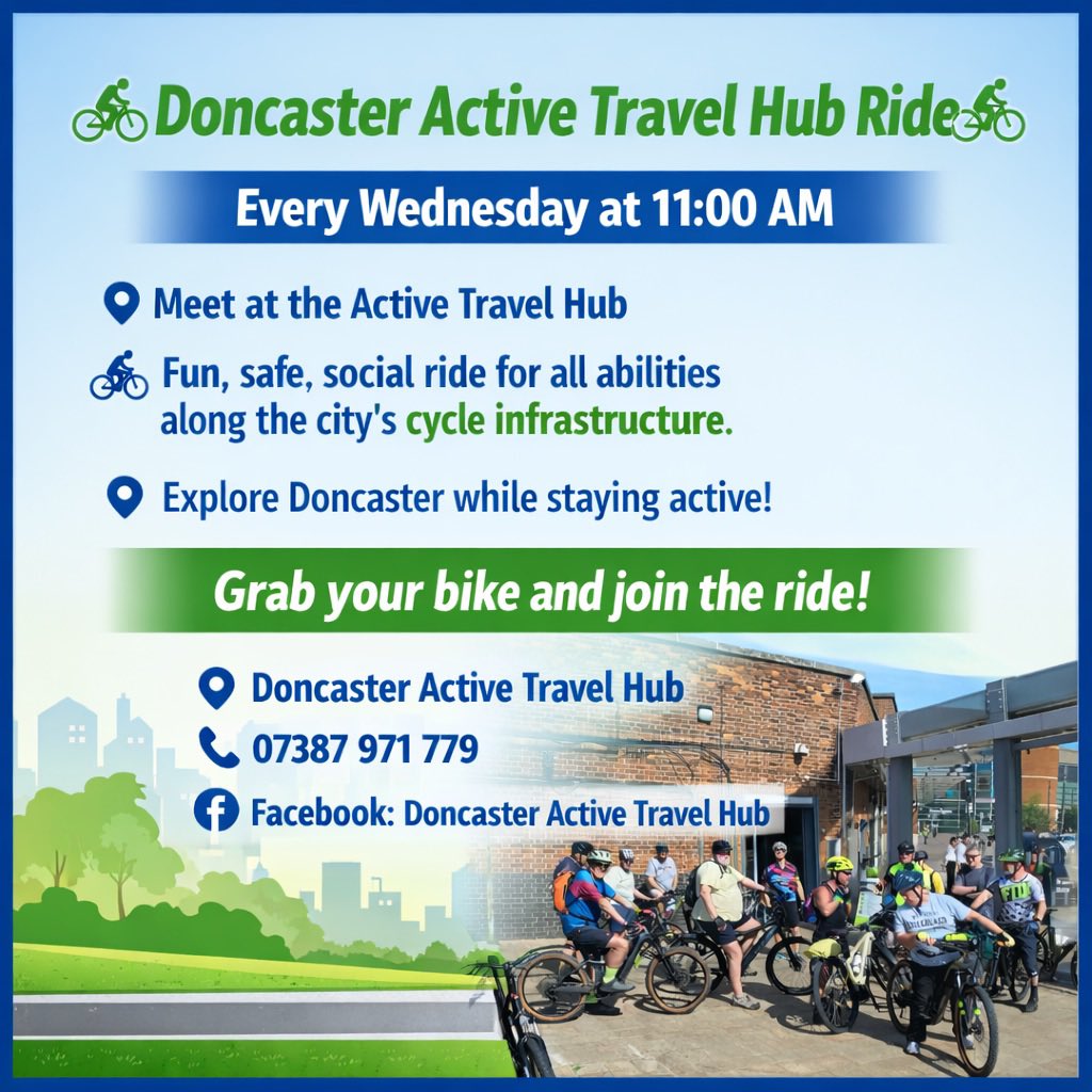 Doncaster Active Travel Hub tweet media