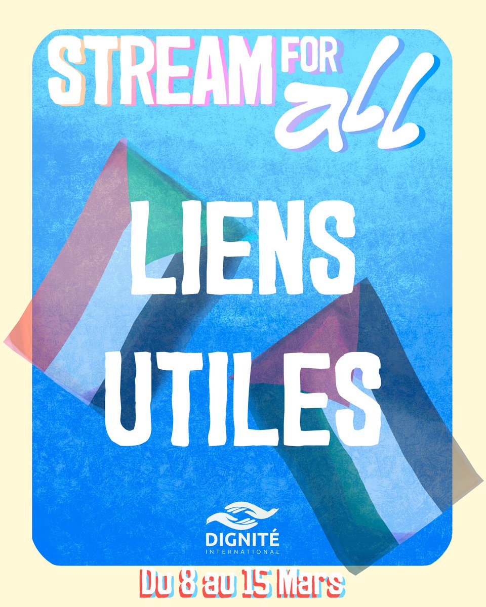 streamfor_'s tweet photo. 🇵🇸🇸🇩 ÇA COMMENCE ! 

🔗 LES LIENS UTILES POUR SUIVRE LE #StreamForAll

• Les chaines de nos participant•e•s : https://t.co/6kqlw2aDzZ

• Le compte Insta de l'event : https://t.co/M15kMXwBFV

• Le compte Insta de l'asso : https://t.co/pob2VSbbZ8

📆 DU 8 AU 15 MARS SUR TWITCH https://t.co/zf2LgNEsgY