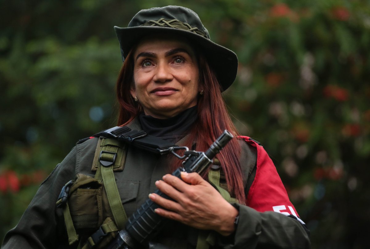 Foto_Insur's tweet photo. Rebeldes, Insurgentes y Elenas. 
Guerrilleras del Ejército de Liberación Nacional – Colombia. 
Marzo 2026
#8M 
#8Marzo https://t.co/T6o7R2lMmp