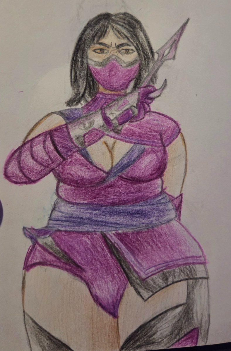 FlubbedGub's tweet photo. Plus kombat pack 2! Is Skarlet's Dagger covered in frosting or danganronpa blood? https://t.co/RhrQ2BrtUg