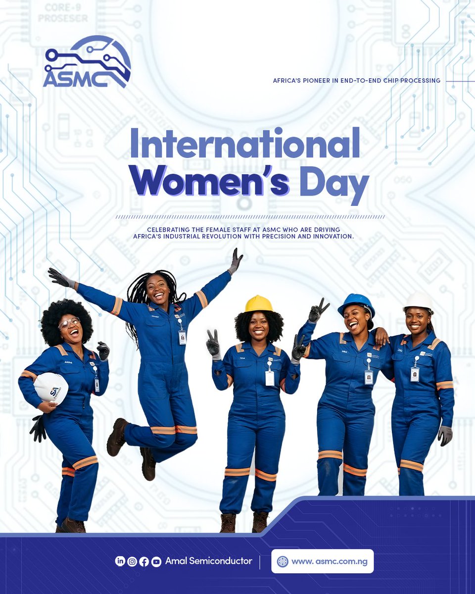 AmalSemicon's tweet image. Women across engineering, research, manufacturing, and leadership continue to shape industries and redefine what’s possible.

Today we celebrate the women driving the future of technology at ASMC.

Happy International Women’s Day.

#ASMC #InternationalWomensDay #WomenInTech
