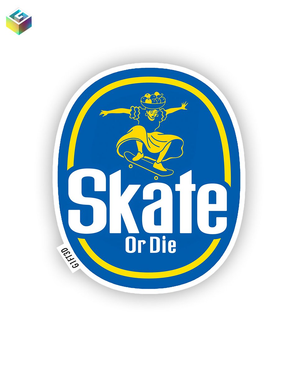 g1ft3d_'s tweet photo. New drop.
"Skate or die"
Sticker de adhesivo fino.

Para movimiento y libertad, resiste todo.

Para interiores o exteriores.

Pedidos por DM.

#Conquista #keepevolving #stickerart
#g1ft3d https://t.co/aEjtkxDAS3