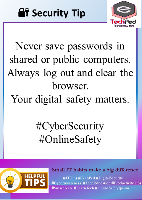 Techped_Net's tweet photo. Your digital safety matters.
#CyberSecurity #OnlineSafety https://t.co/xpC9yzKDCI