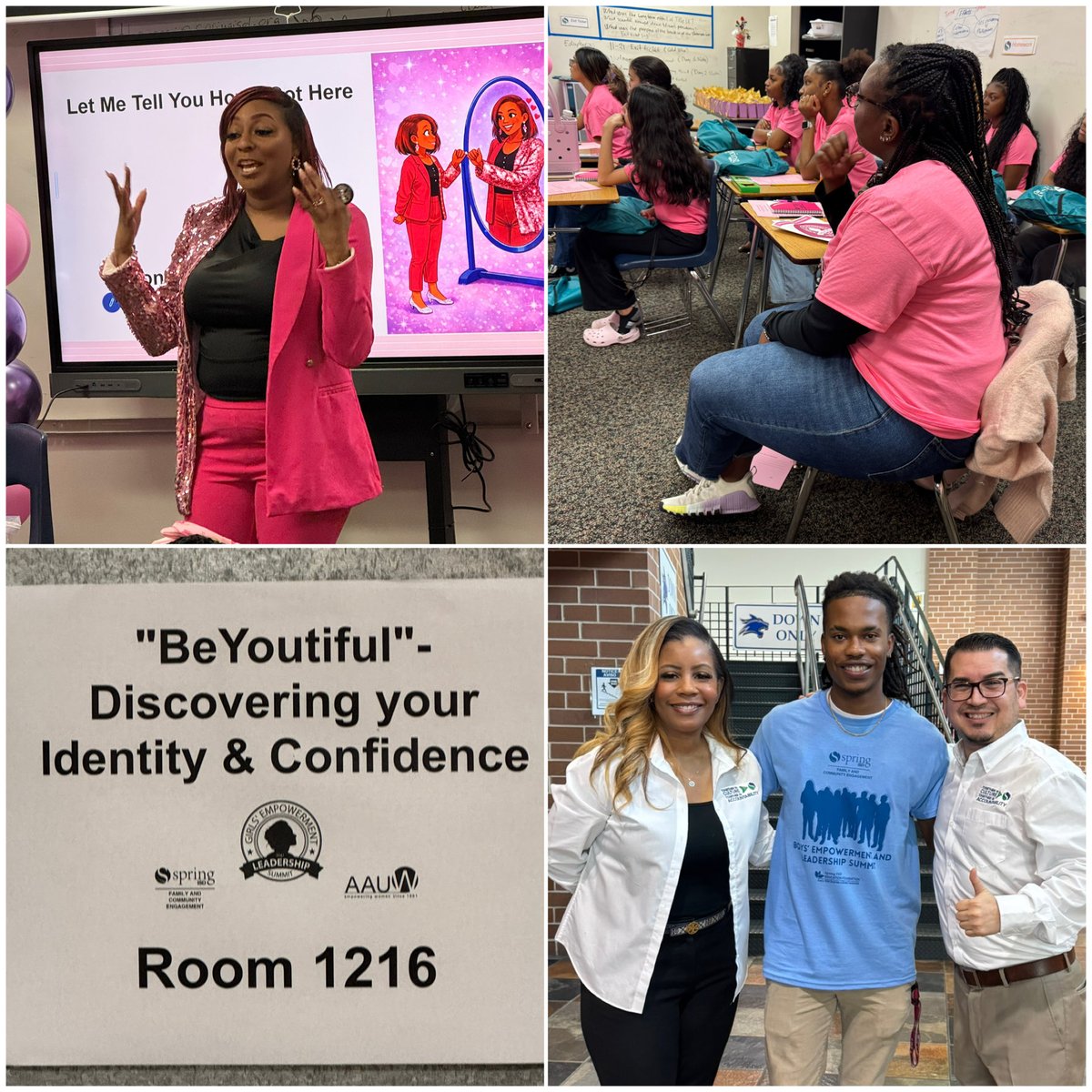 SISD_Supe's tweet photo. I had the honor of attending our Girls & Boys Empowerment Summits. Watching our students build confidence, find their voice, & embrace their potential was truly inspiring. The future is bright because these young leaders are already rising. #FutureLeaders #SpringISDStrong https://t.co/M0TS5NiHM2