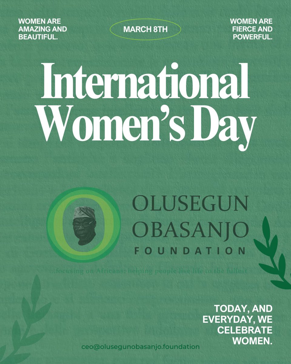 Olusegun Obasanjo Foundation tweet media